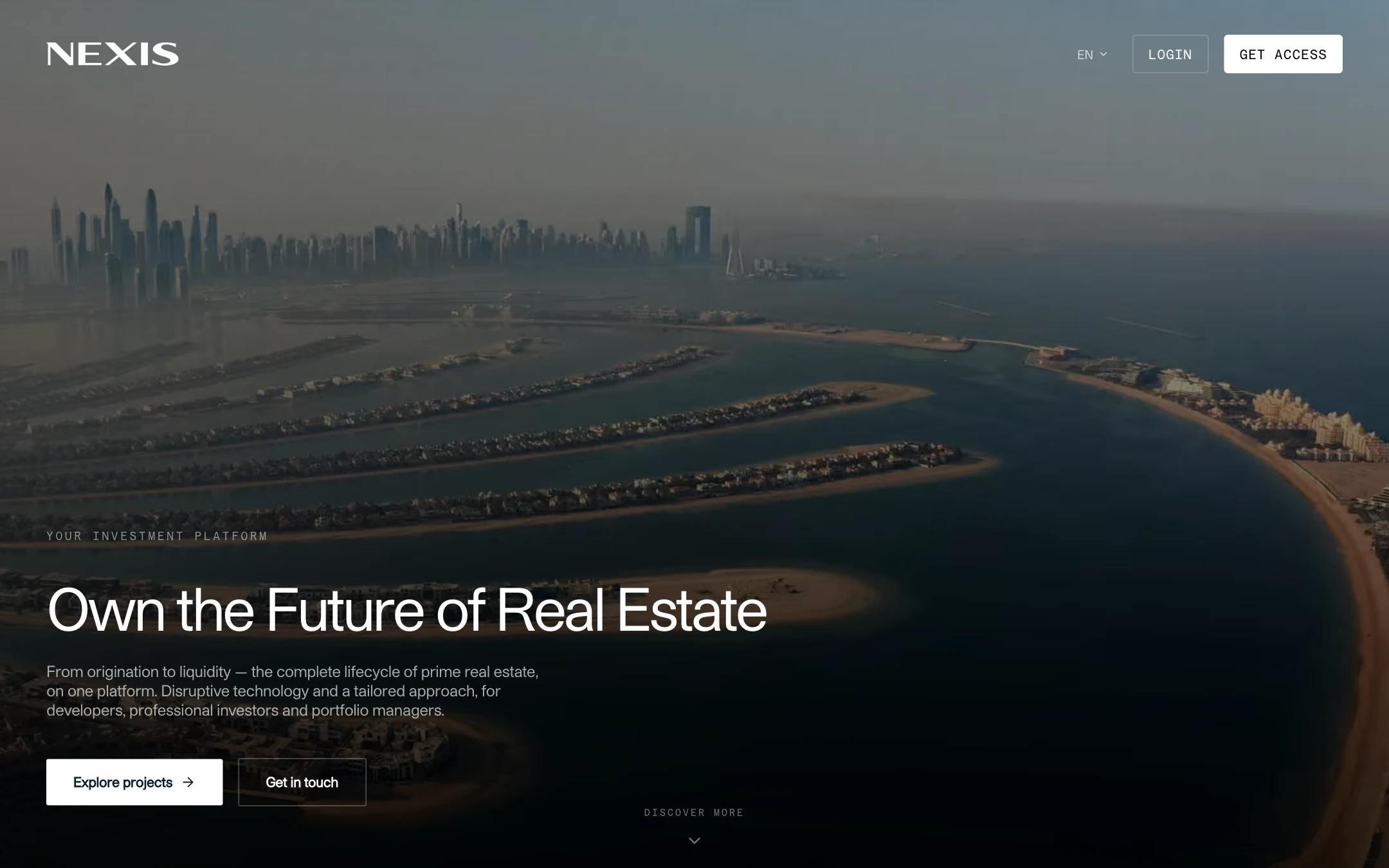Nexis — El ciclo de vida completo del inmobiliario prime, en una sola plataforma.